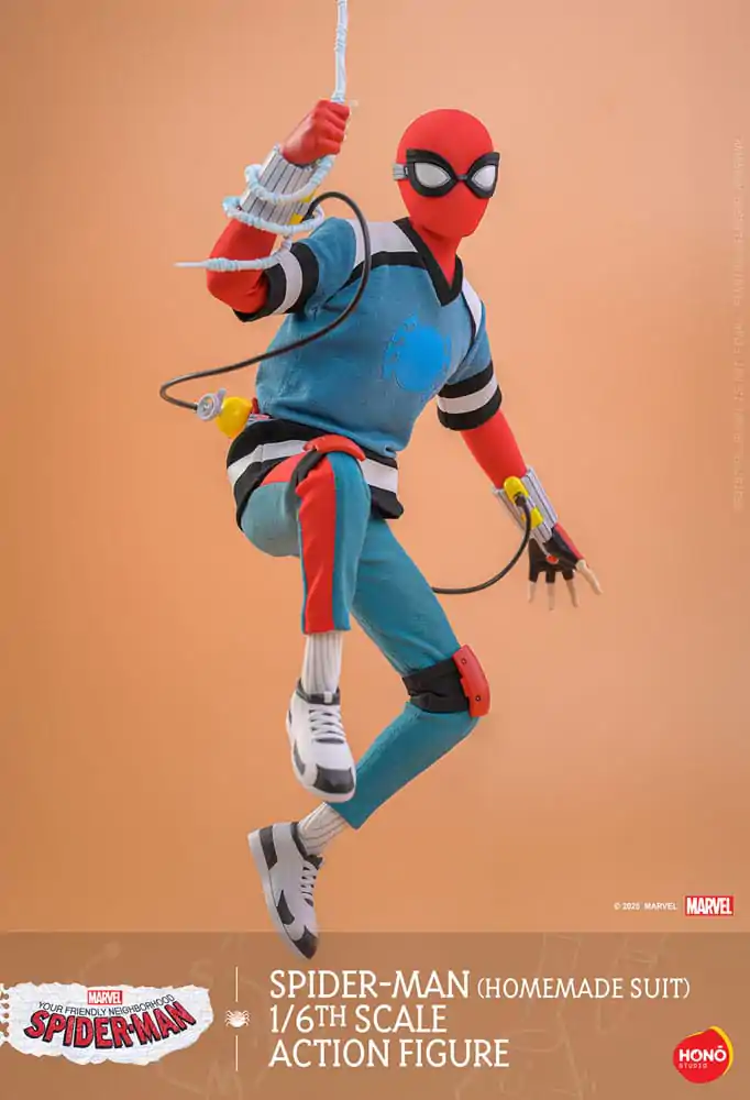 Your Friendly Neighborhood Spider-Man Actionfigur 1/6 Spider-Man (Homemade Suit) 29 cm Produktfoto