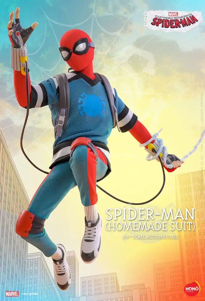 Your Friendly Neighborhood Spider-Man Actionfigur 1/6 Spider-Man (Homemade Suit) 29 cm Produktfoto