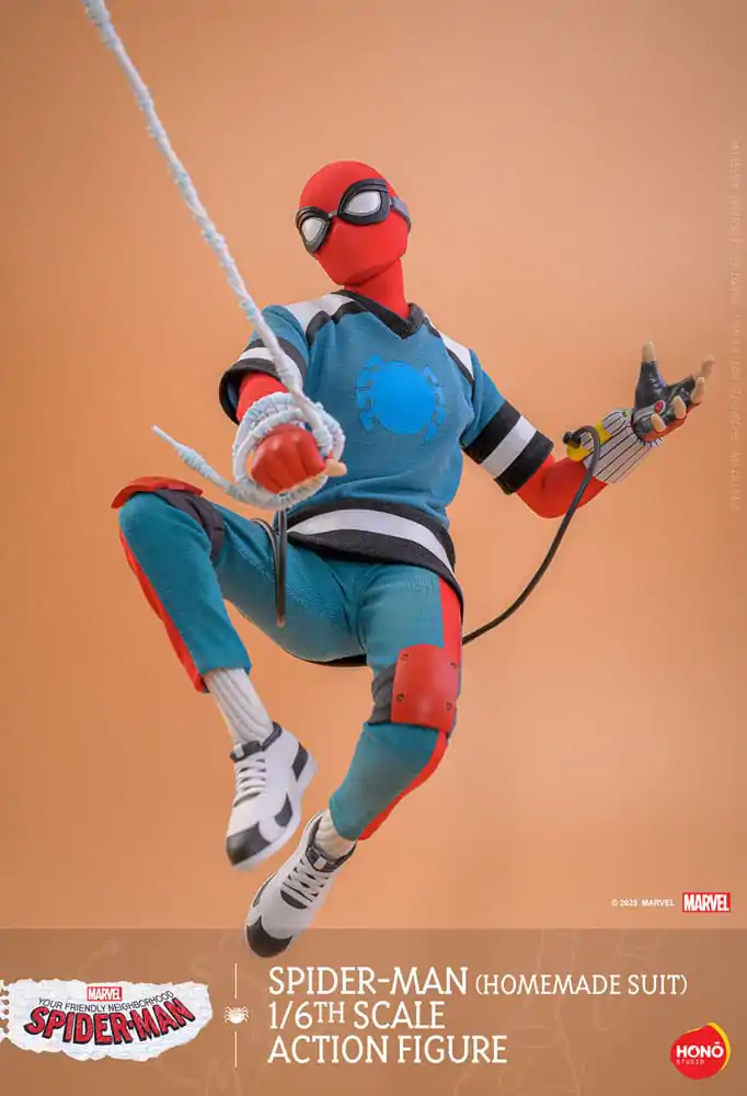 Your Friendly Neighborhood Spider-Man Actionfigur 1/6 Spider-Man (Homemade Suit) 29 cm Produktfoto