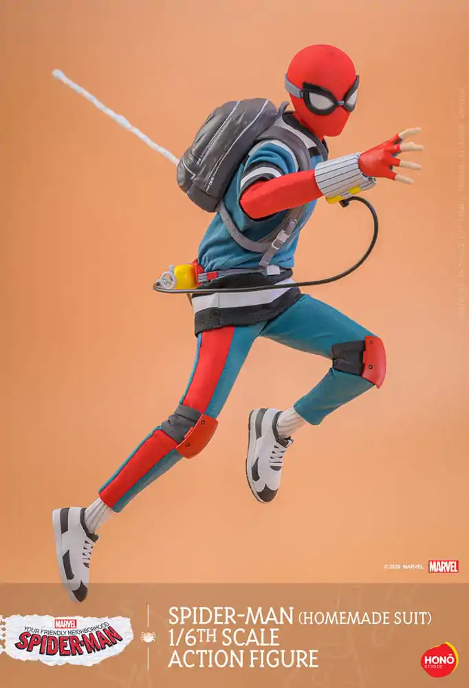 Your Friendly Neighborhood Spider-Man Actionfigur 1/6 Spider-Man (Homemade Suit) 29 cm Produktfoto