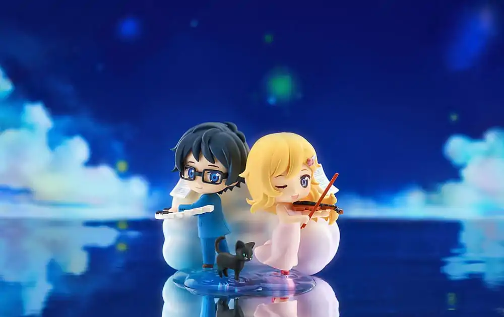 Your Lie in April Minifiguren Qset 2er-Pack Kaori Miyazono & Kosei Arima 9 cm Produktfoto