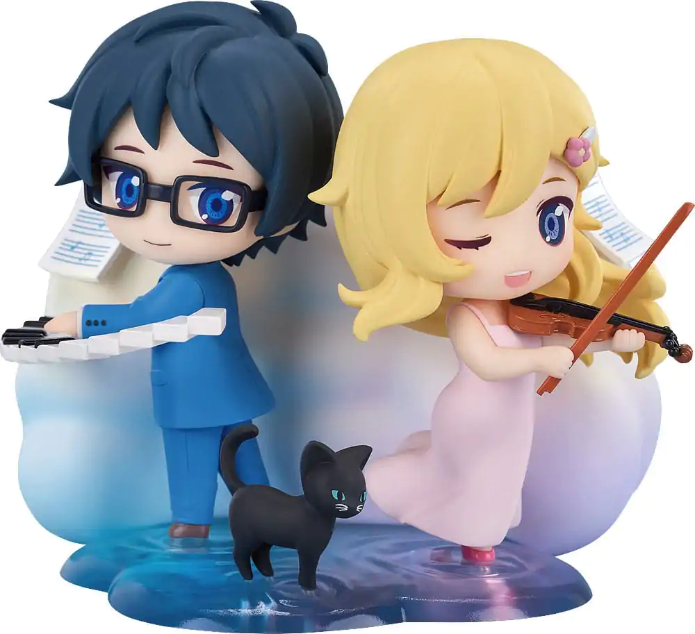 Your Lie in April Minifiguren Qset 2er-Pack Kaori Miyazono & Kosei Arima 9 cm Produktfoto