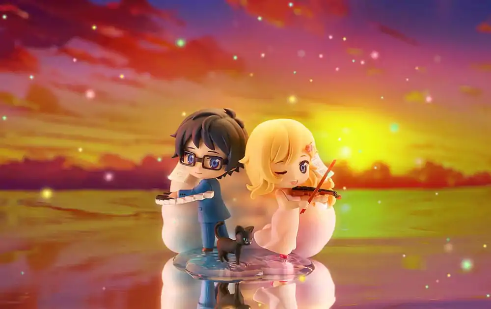 Your Lie in April Minifiguren Qset 2er-Pack Kaori Miyazono & Kosei Arima 9 cm Produktfoto