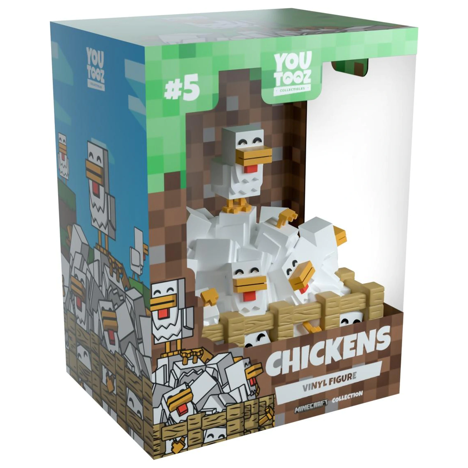 Minecraft Chickens Figur 9 cm Produktfoto