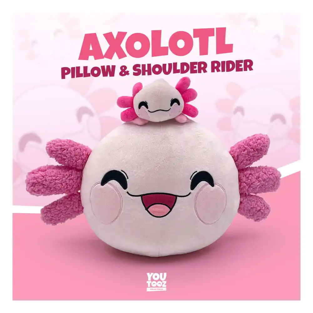 Youtooz Original Plüschfigur Axolotl Shoulder Rider 15 cm Produktfoto
