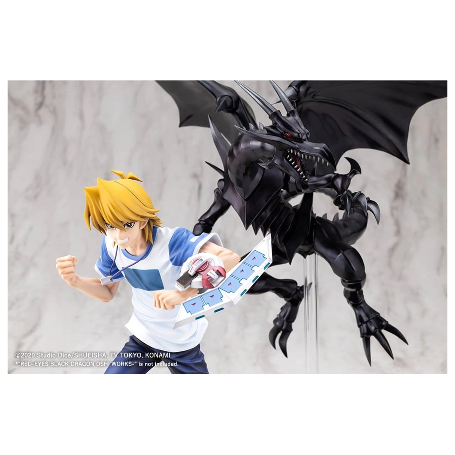 Yu-Gi-Oh! ARTFX J PVC Figur 1/7 Katsuya Jonouchi (Joey Wheeler) Passionate Duelists 22 cm Produktfoto
