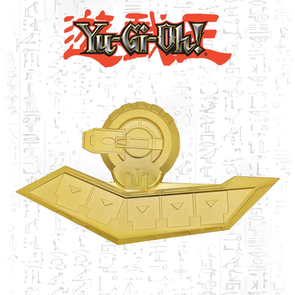 Yu-Yu-Gi-Oh! 24K Gold Plated Duel Disk Mini Replica 18 cm termékfotó