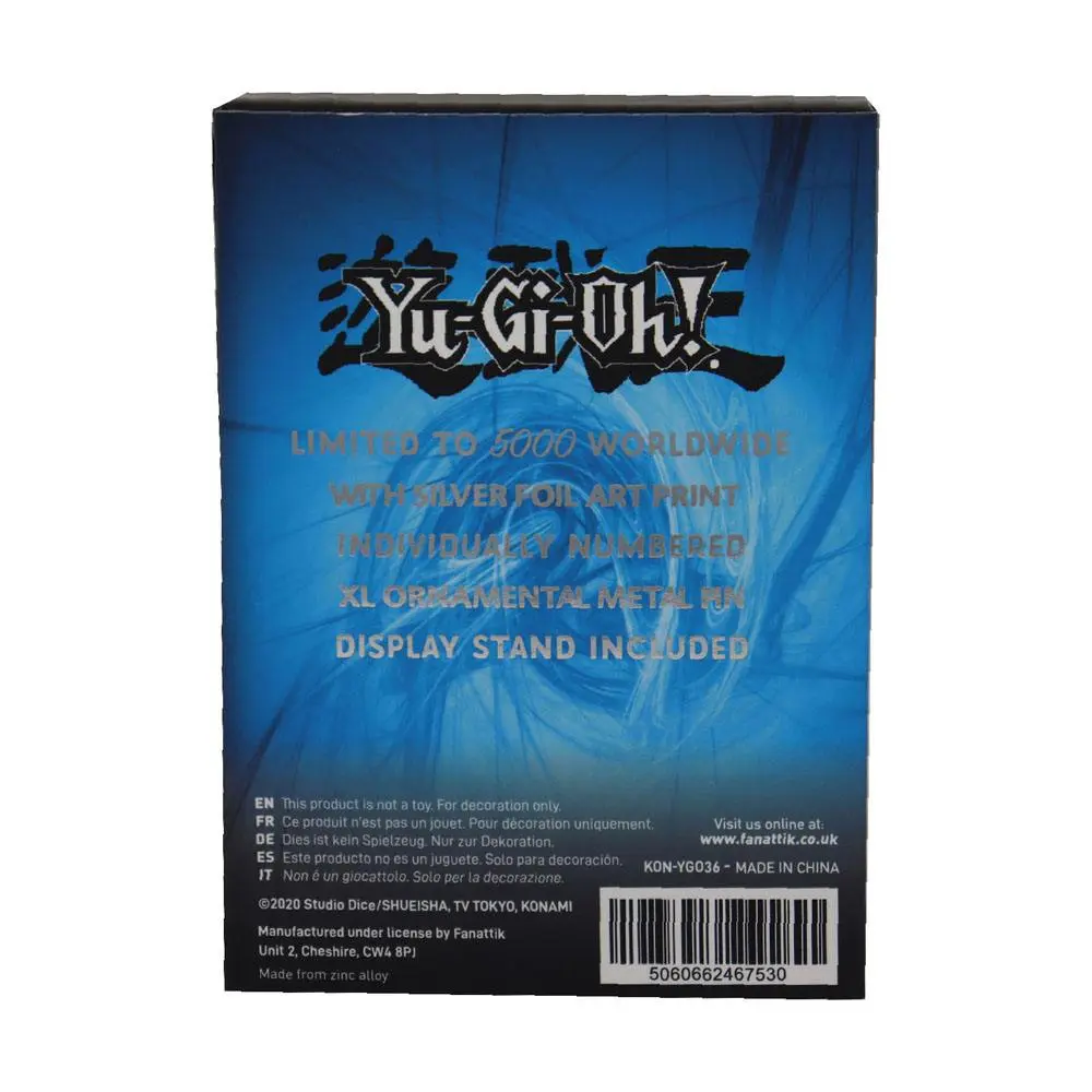 Yu-Gi-Oh! Ansteck-Pin Blue Eyes White Dragon (versilbert) Produktfoto
