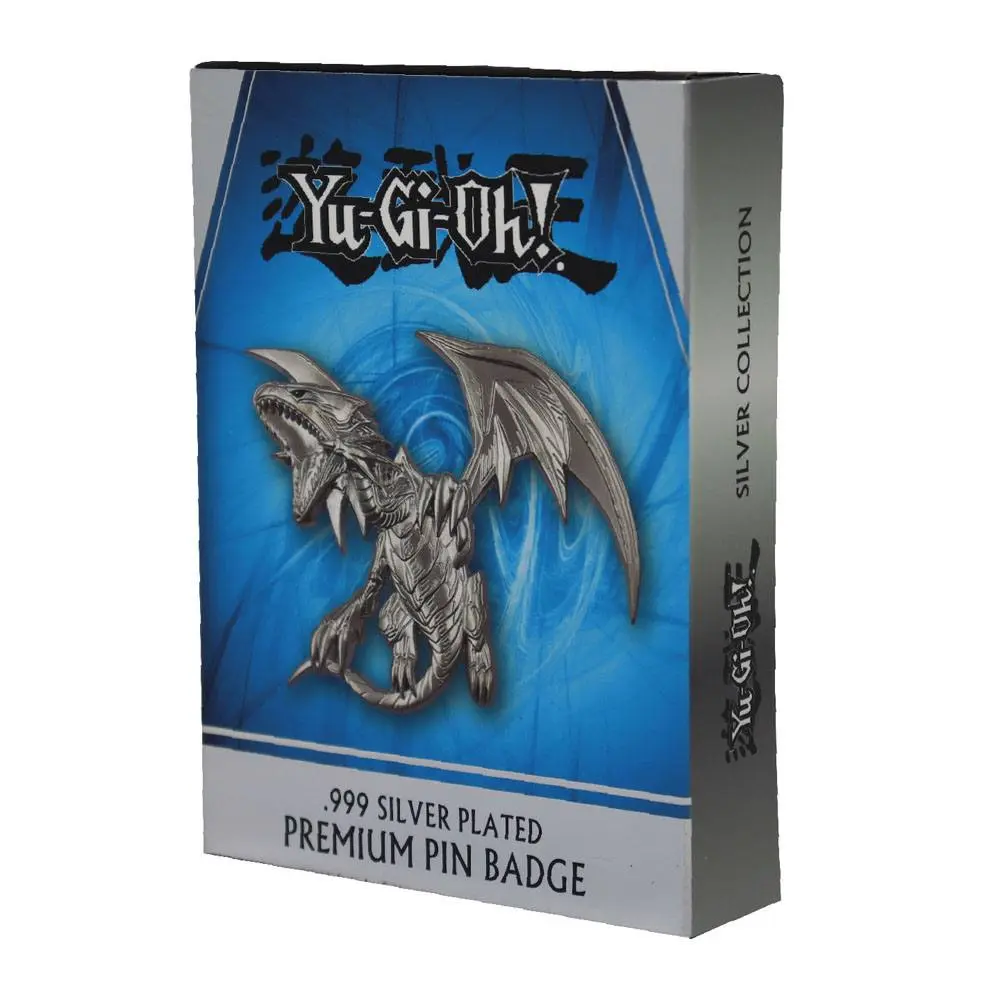 Yu-Gi-Oh! Ansteck-Pin Blue Eyes White Dragon (versilbert) Produktfoto