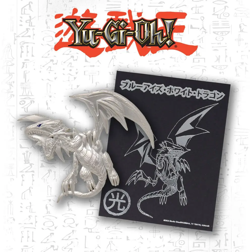 Yu-Gi-Oh! Ansteck-Pin Blue Eyes White Dragon (versilbert) Produktfoto