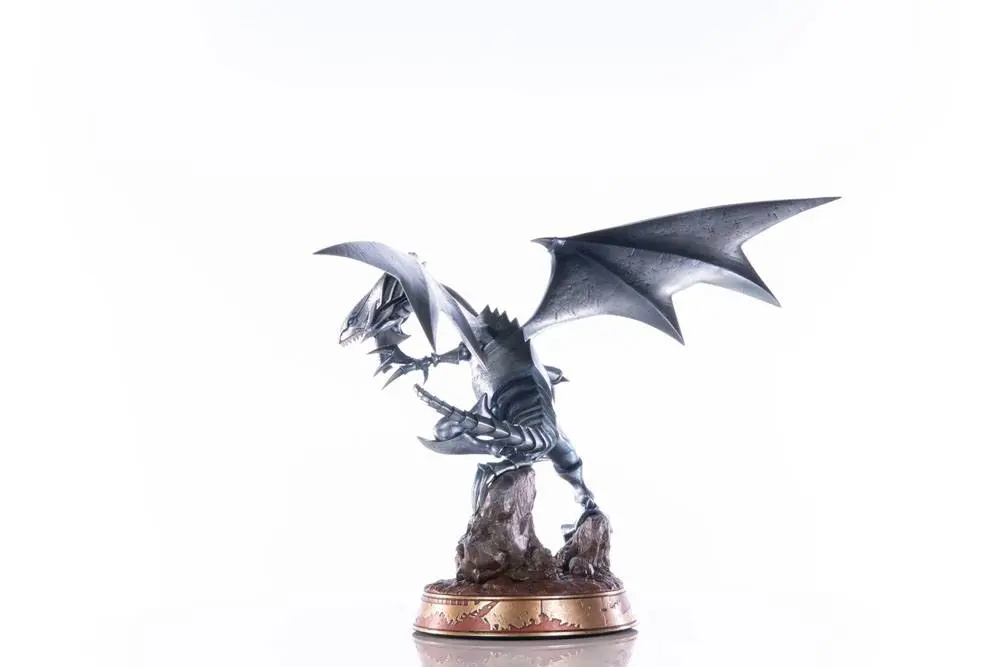 Yu-Gi-Oh! PVC Statue Blue-Eyes White Dragon Silver Edition 35 cm Produktfoto