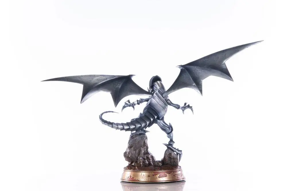 Yu-Gi-Oh! PVC Statue Blue-Eyes White Dragon Silver Edition 35 cm Produktfoto