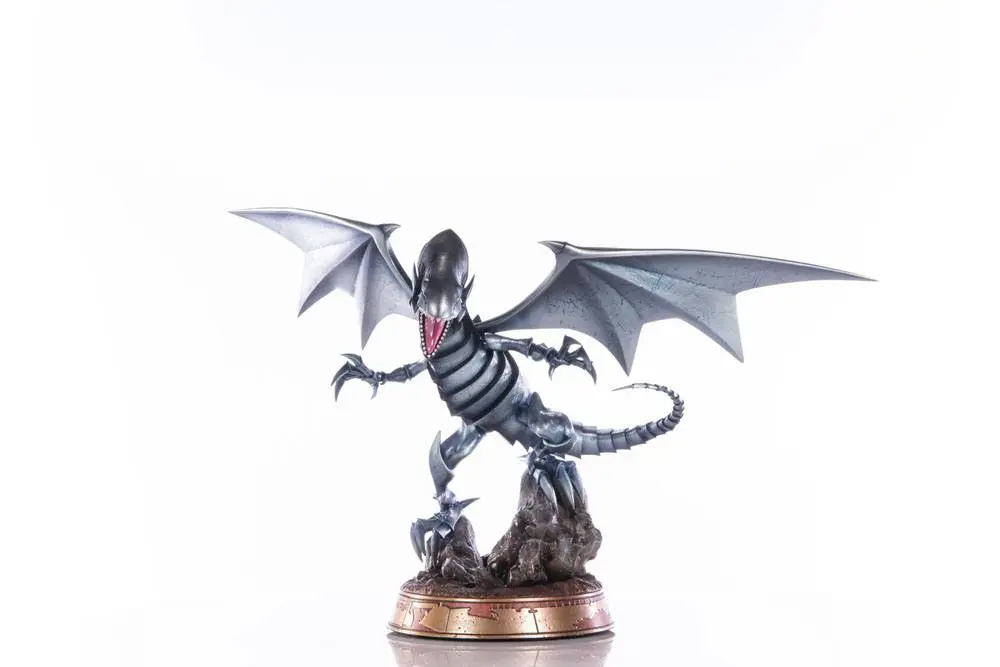 Yu-Gi-Oh! PVC Statue Blue-Eyes White Dragon Silver Edition 35 cm Produktfoto