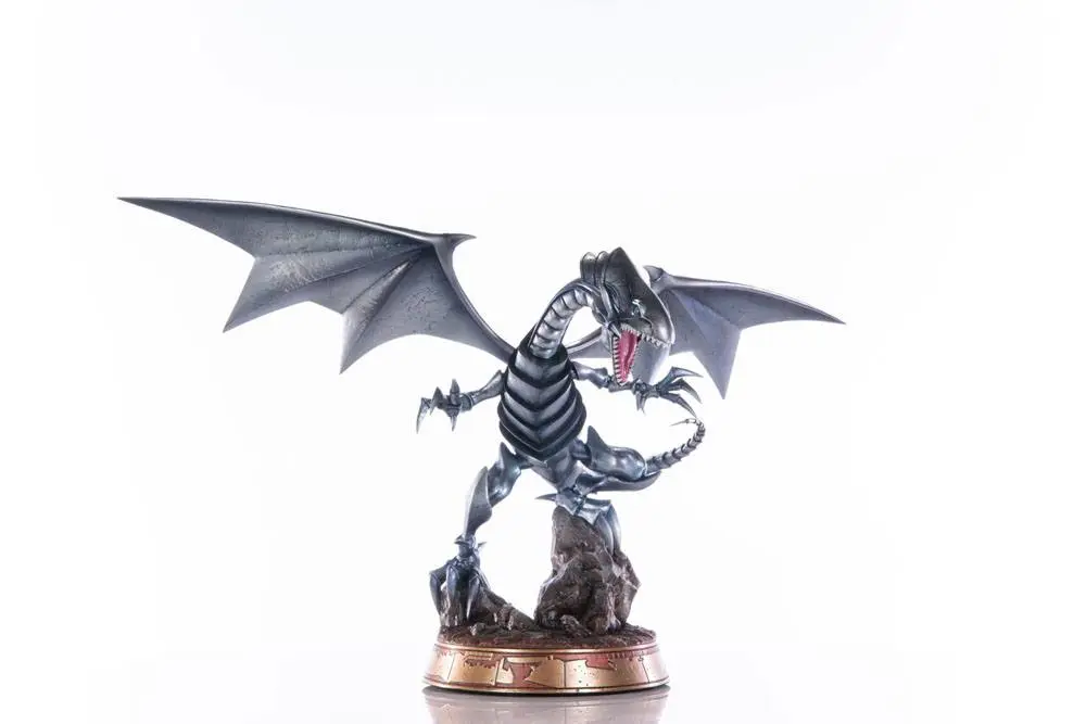 Yu-Gi-Oh! PVC Statue Blue-Eyes White Dragon Silver Edition 35 cm Produktfoto