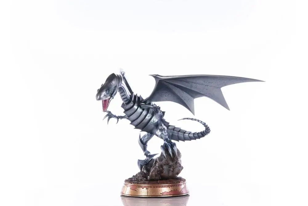 Yu-Gi-Oh! PVC Statue Blue-Eyes White Dragon Silver Edition 35 cm Produktfoto