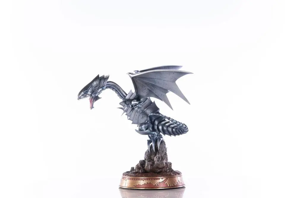 Yu-Gi-Oh! PVC Statue Blue-Eyes White Dragon Silver Edition 35 cm Produktfoto