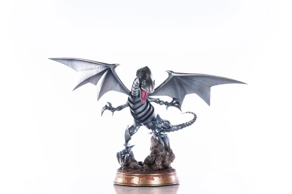 Yu-Gi-Oh! PVC Statue Blue-Eyes White Dragon Silver Edition 35 cm Produktfoto
