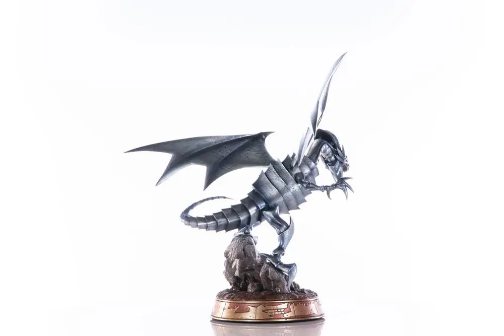 Yu-Gi-Oh! PVC Statue Blue-Eyes White Dragon Silver Edition 35 cm Produktfoto