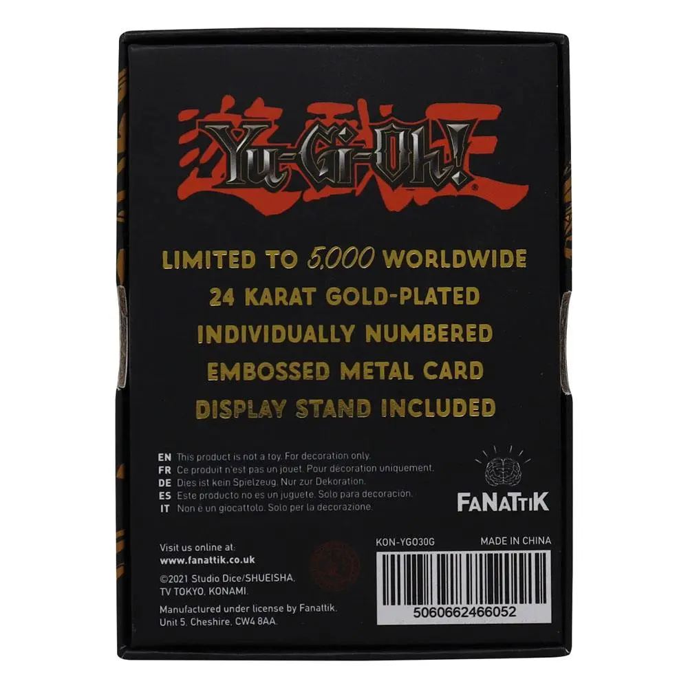 Yu-Gi-Oh! Replik Karte Blue Eyes Ultimate Dragon (vergoldet) Produktfoto