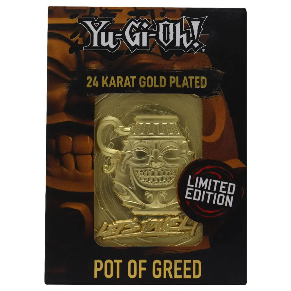 Yu-Gi-Oh! Replik Karte Pot of Greed (vergoldet) termékfotó