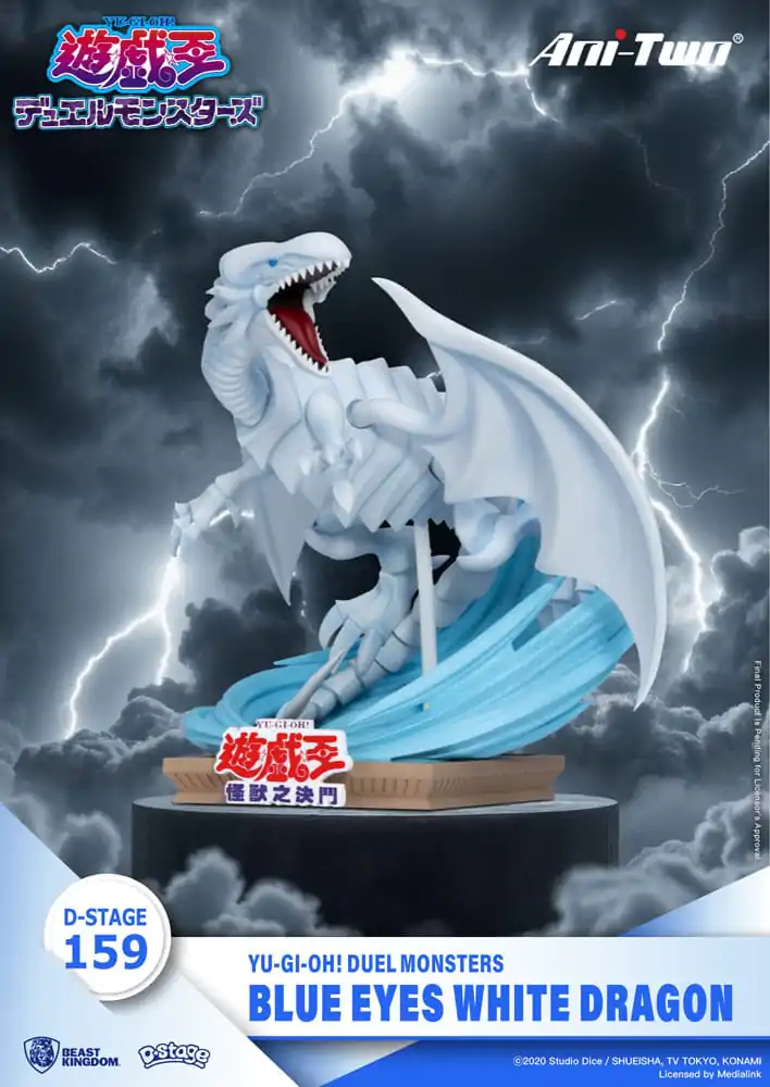 Yu-Gi-Oh! Duel Monsters D-Stage PVC Diorama Blue Eyes White Dragon 15 cm Produktfoto