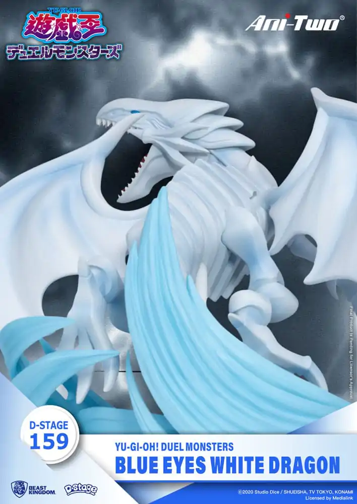 Yu-Gi-Oh! Duel Monsters D-Stage PVC Diorama Blue Eyes White Dragon 15 cm Produktfoto