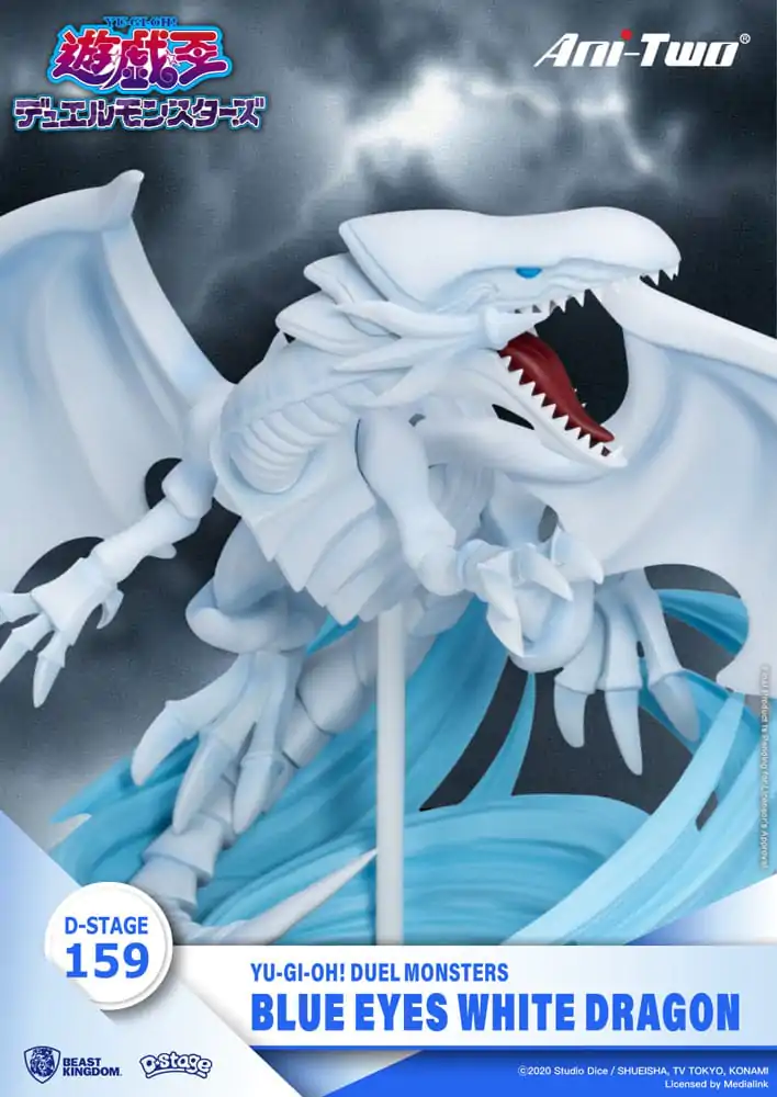Yu-Gi-Oh! Duel Monsters D-Stage PVC Diorama Blue Eyes White Dragon 15 cm Produktfoto