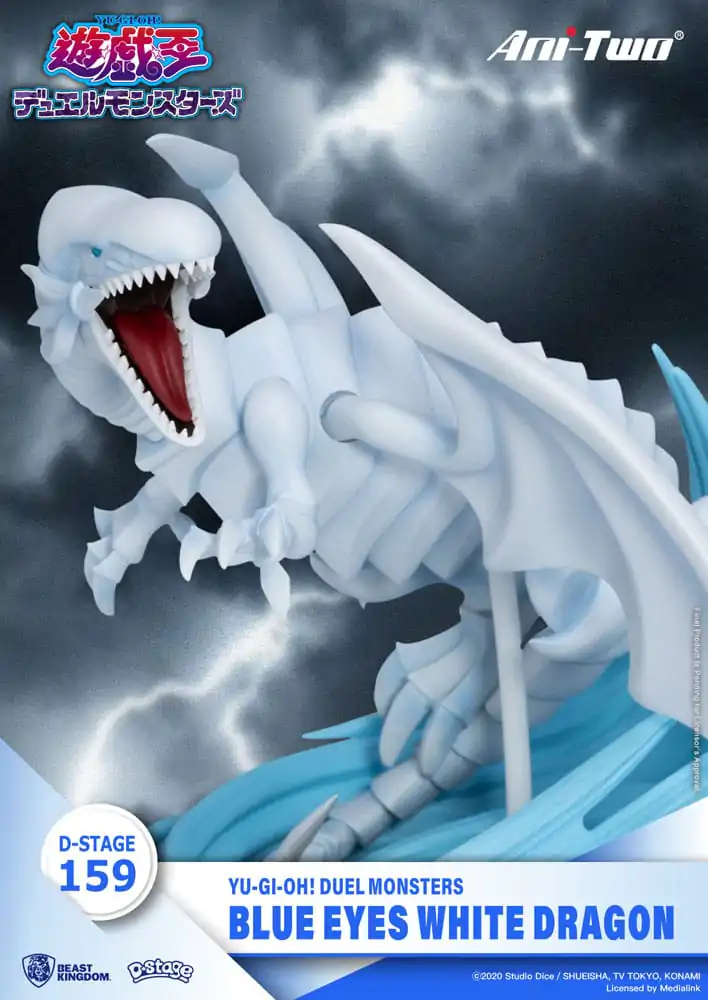 Yu-Gi-Oh! Duel Monsters D-Stage PVC Diorama Blue Eyes White Dragon 15 cm Produktfoto
