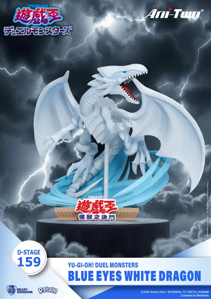 Yu-Gi-Oh! Duel Monsters D-Stage PVC Diorama Blue Eyes White Dragon 15 cm Produktfoto