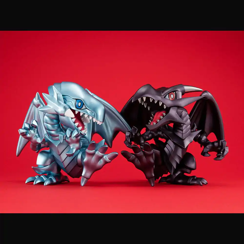 Yu-Gi-Oh! Duel Monsters Megatoon PVC Statue Red Eyes Black Dragon & The Winged Dragon of Ra 13 cm (with gift) Produktfoto