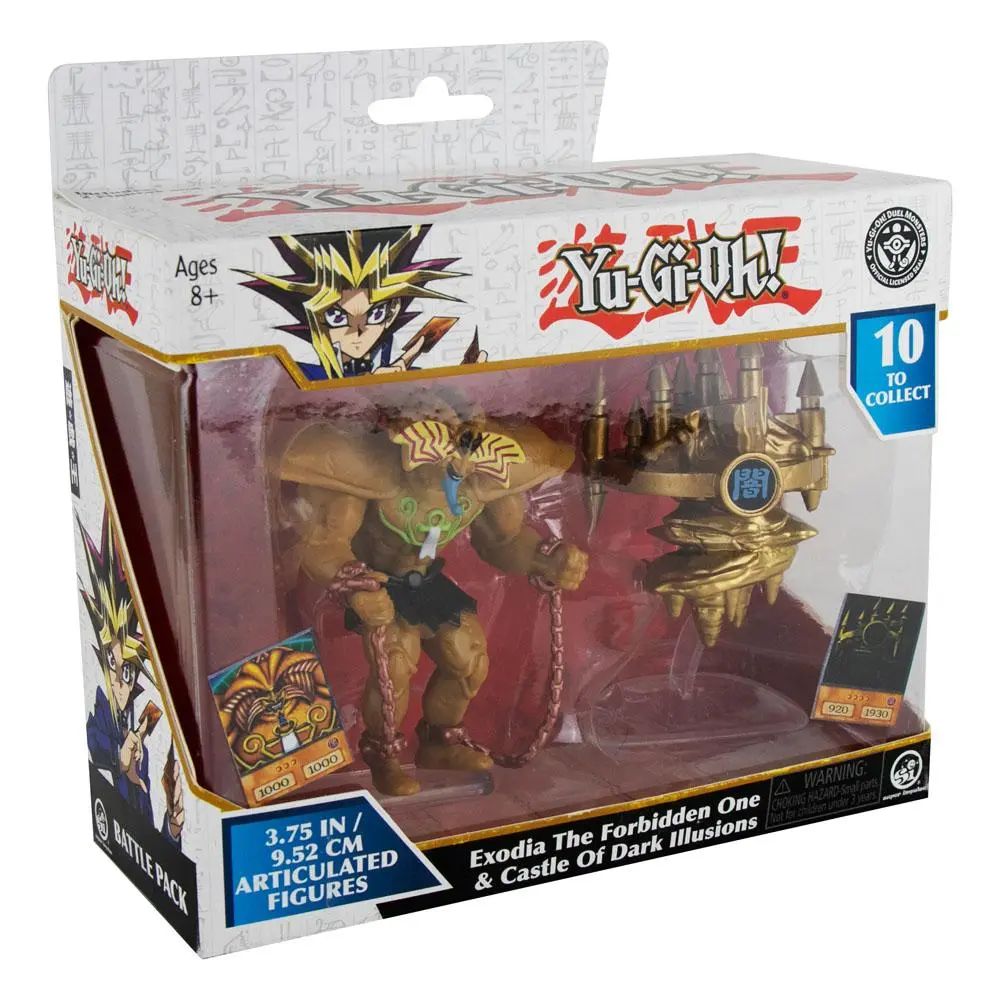Yu-Gi-Oh! Actionfiguren 2er Pack Exodia The Forbidden One & Castle Of Dark Illusions 10 cm Produktfoto