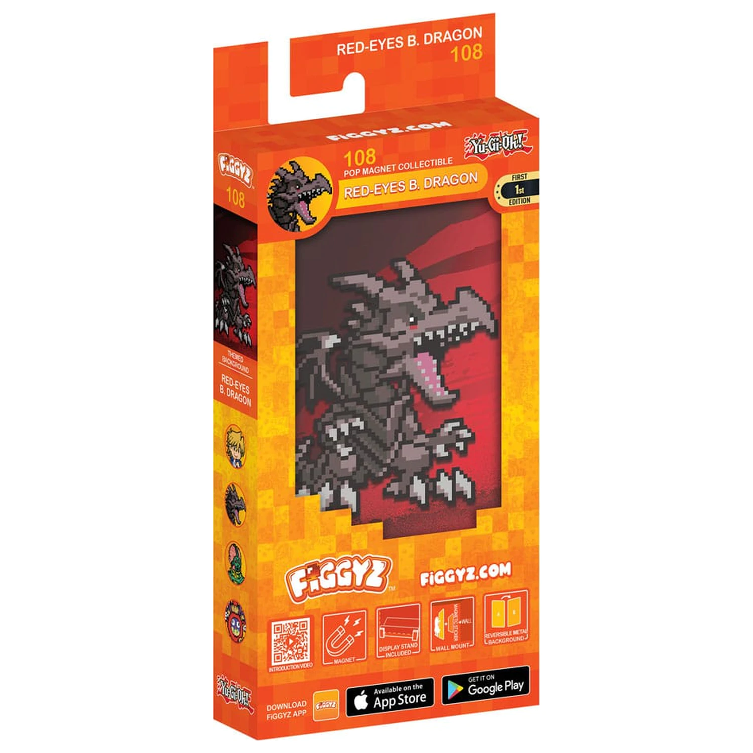 Yu-Gi-Oh! FiGGYZ Magnet Sammelfigur Red-Eyes B. Dragon 11 cm Produktfoto