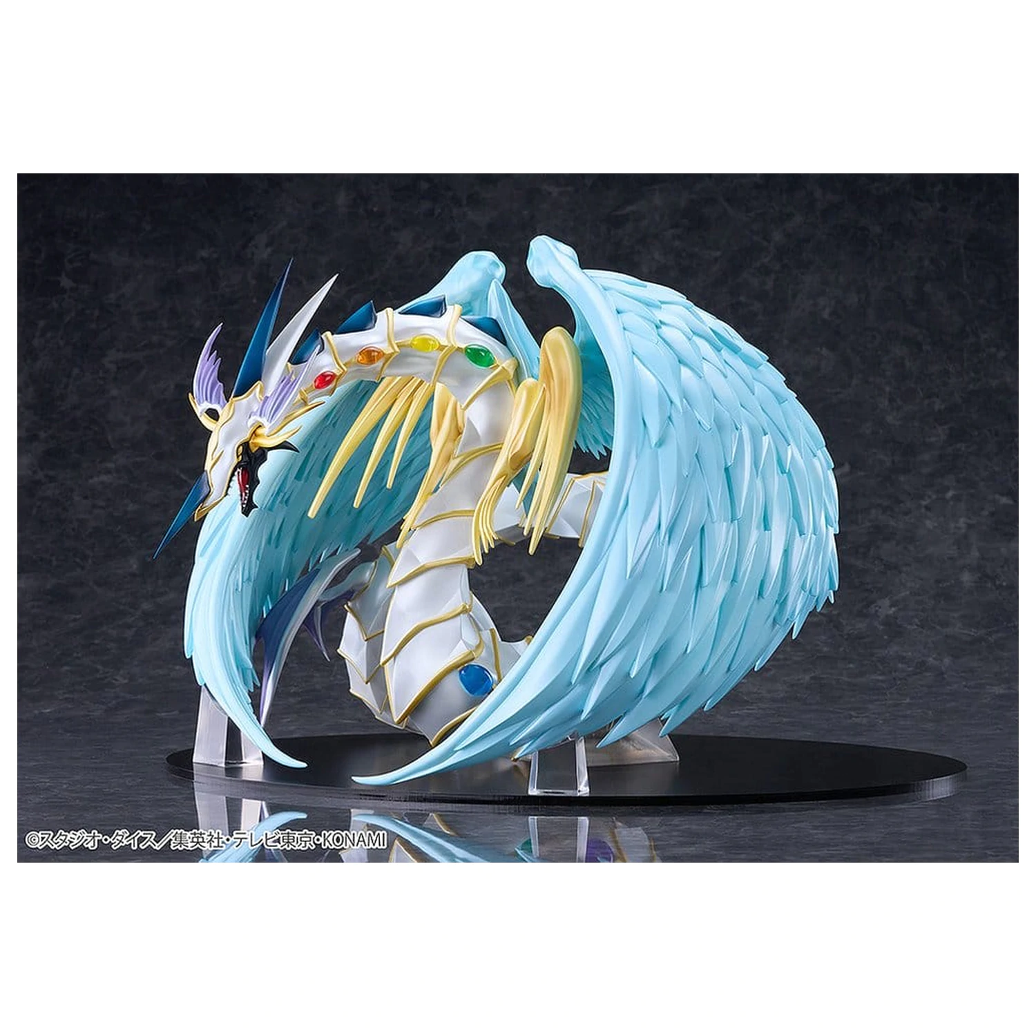 Yu-Gi-Oh! GX PVC Figur Rainbow Dragon 28 cm Produktfoto