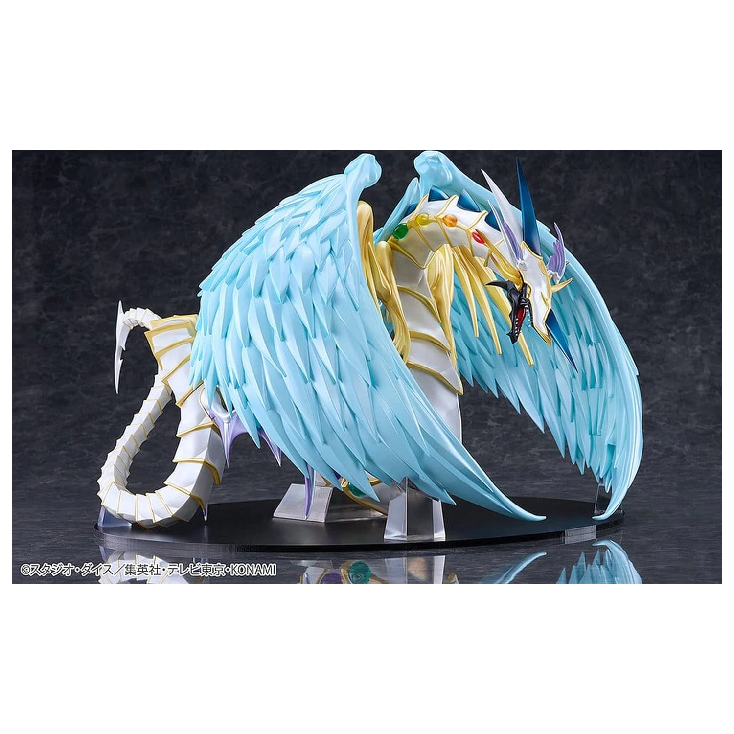 Yu-Gi-Oh! GX PVC Figur Rainbow Dragon 28 cm Produktfoto