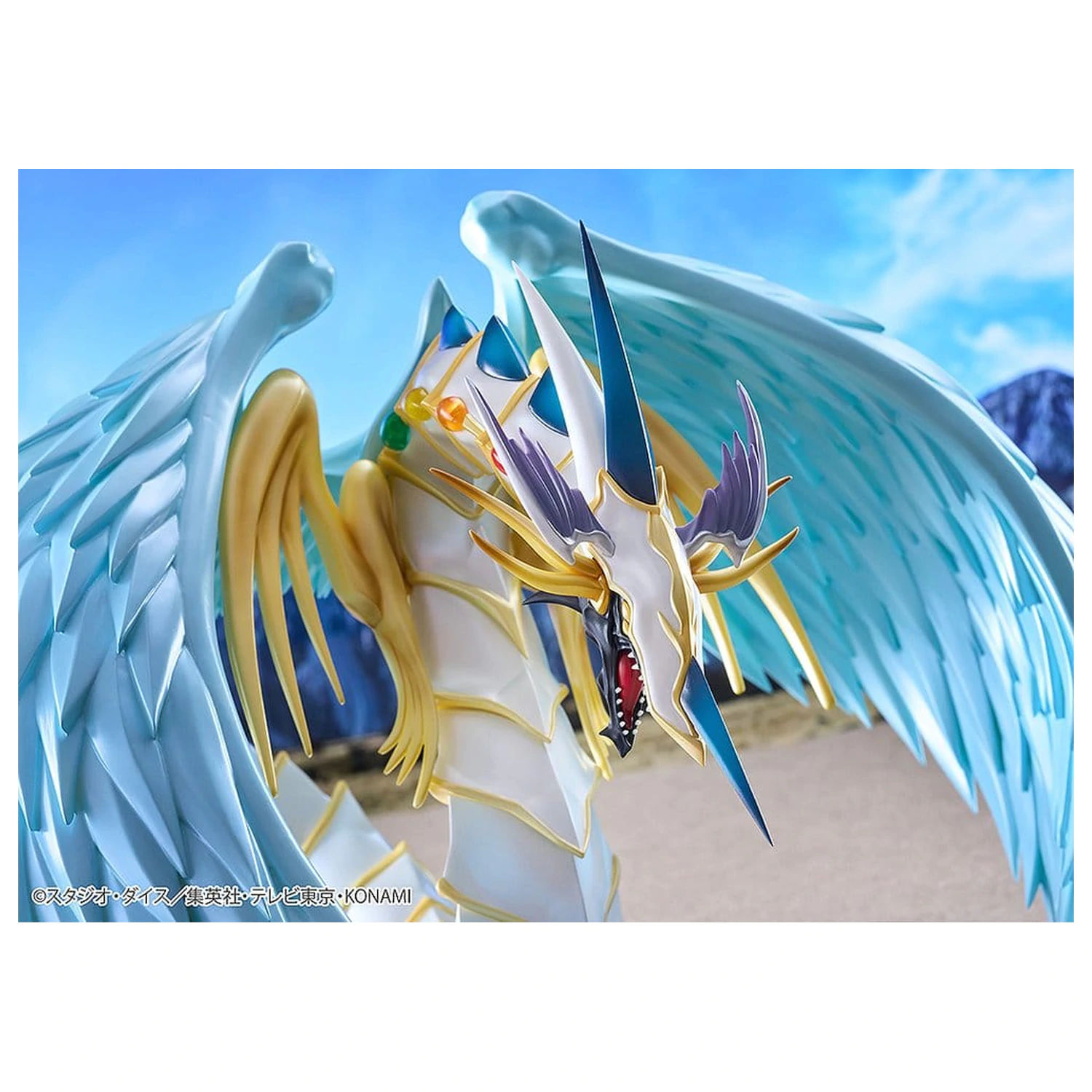 Yu-Gi-Oh! GX PVC Figur Rainbow Dragon 28 cm Produktfoto