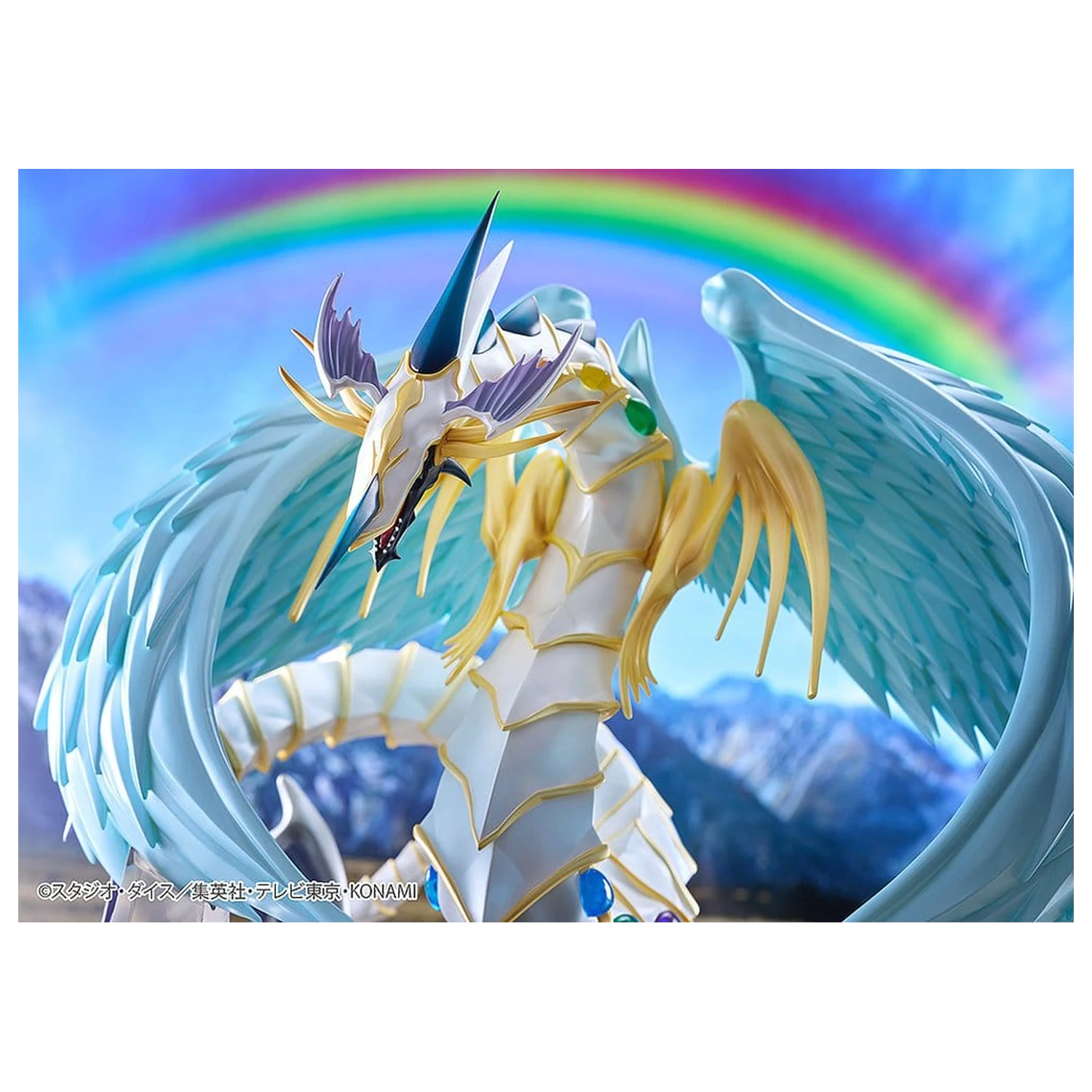 Yu-Gi-Oh! GX PVC Figur Rainbow Dragon 28 cm Produktfoto