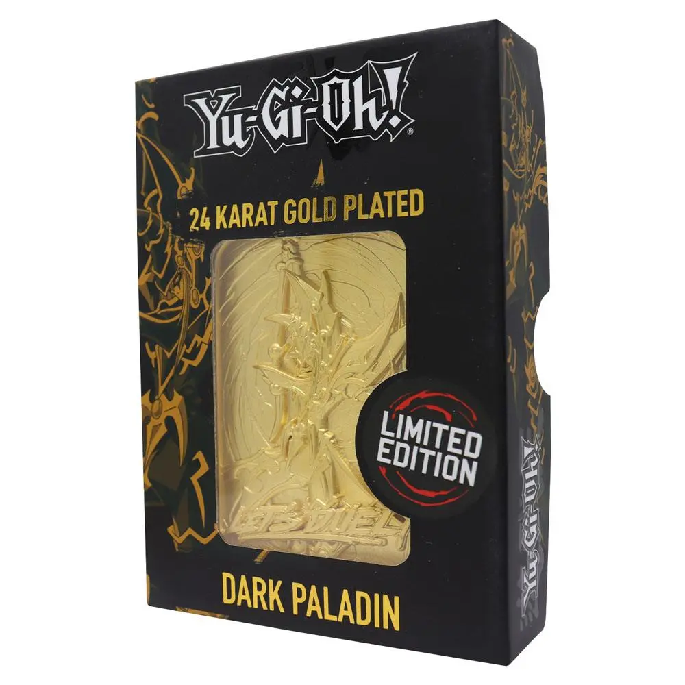Yu-Gi-Oh! Metallbarren Dark Paladin Limited Edition (vergoldet) Produktfoto