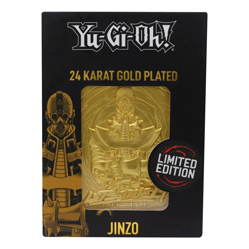 Yu-Gi-Oh! Metallbarren Jinzo Limited Edition (vergoldet) termékfotó