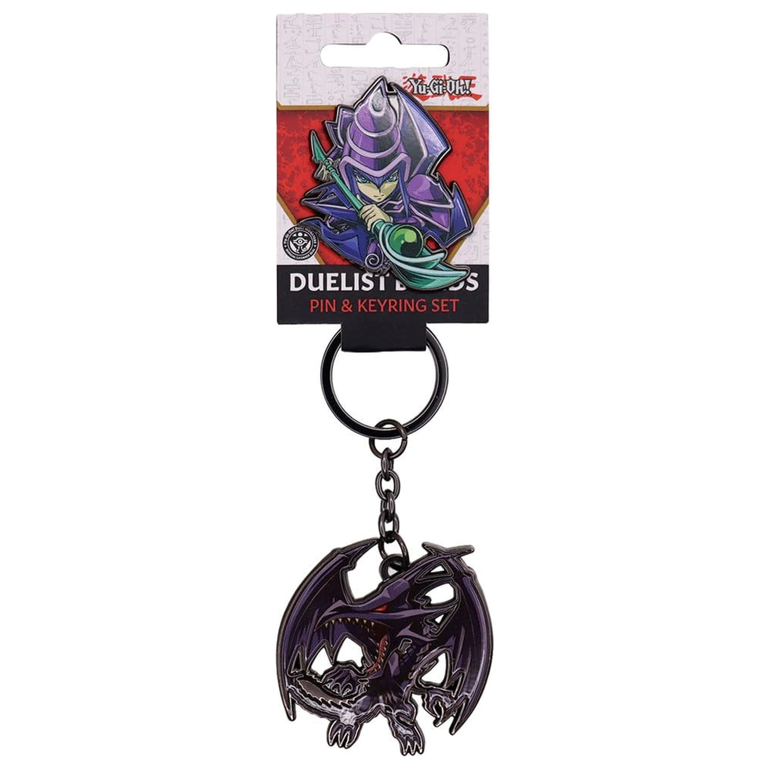 Yu-Gi-Oh! Anstecknadel und Schlüsselanhänger Set Produktfoto