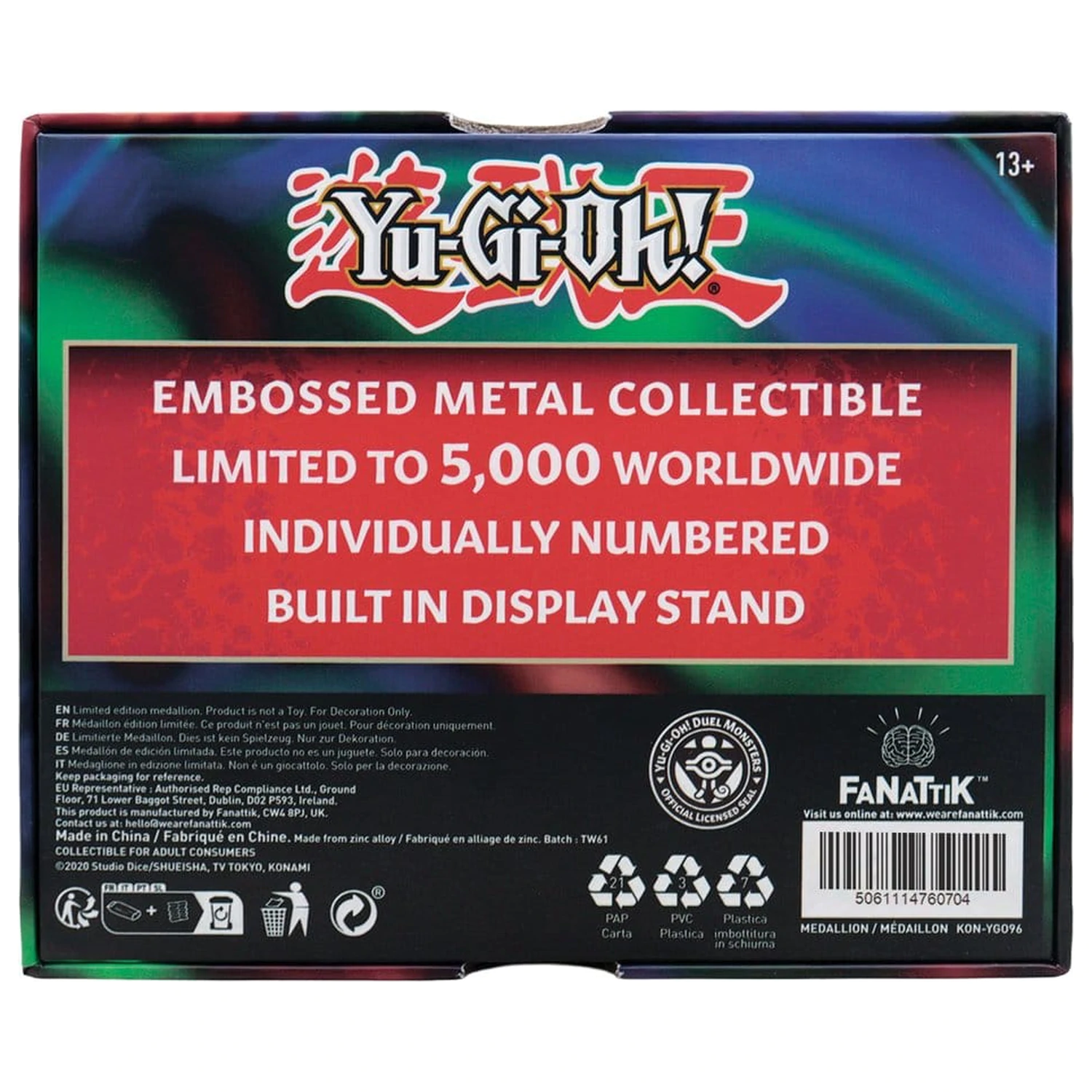 Yu-Gi-Oh! Medaillon Exodia Head Limited Edition Produktfoto