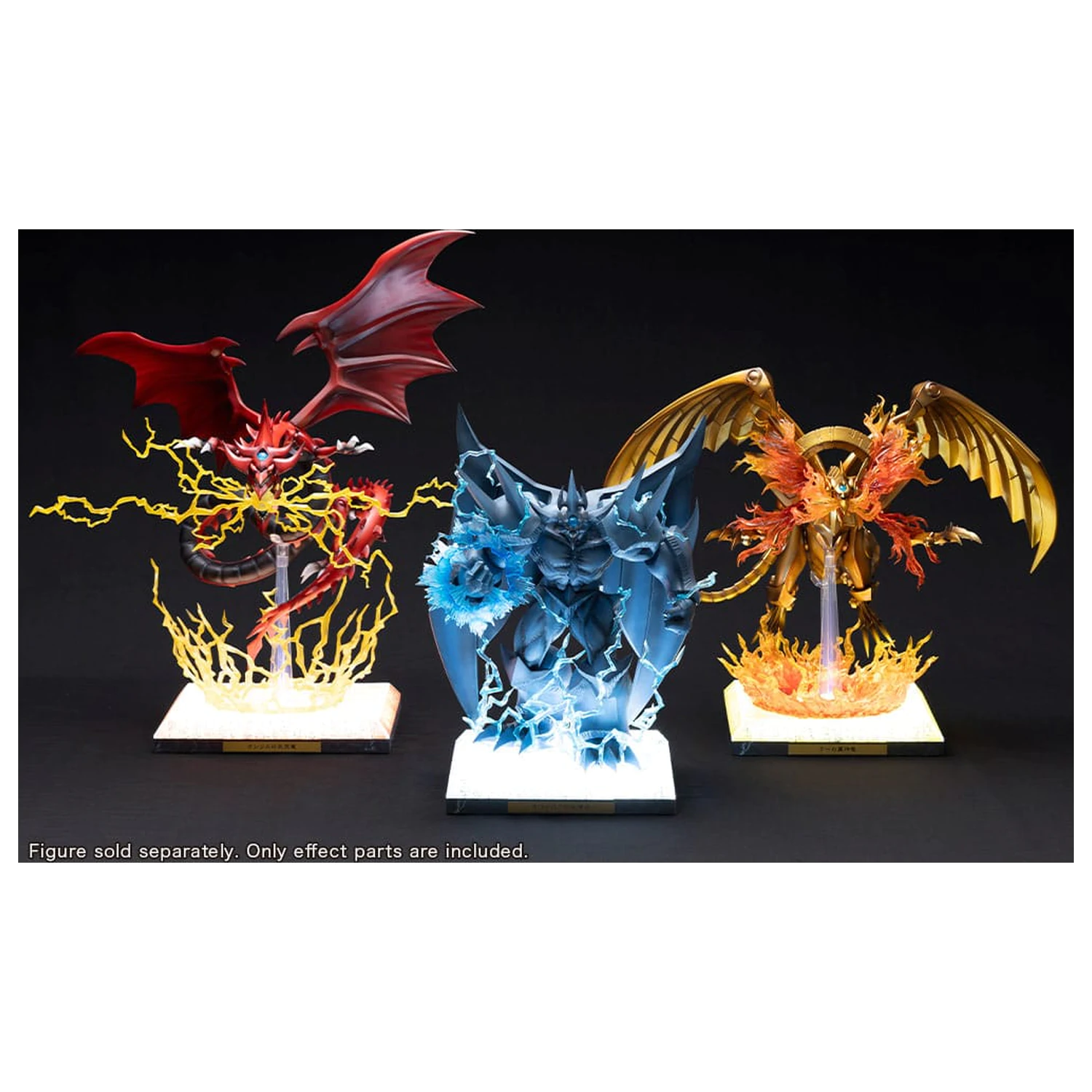 Yu-Gi-Oh! PVC Statue Zubehör Obelisk the Tormentor Egyptian God Erweiterungs-Teile Set Produktfoto