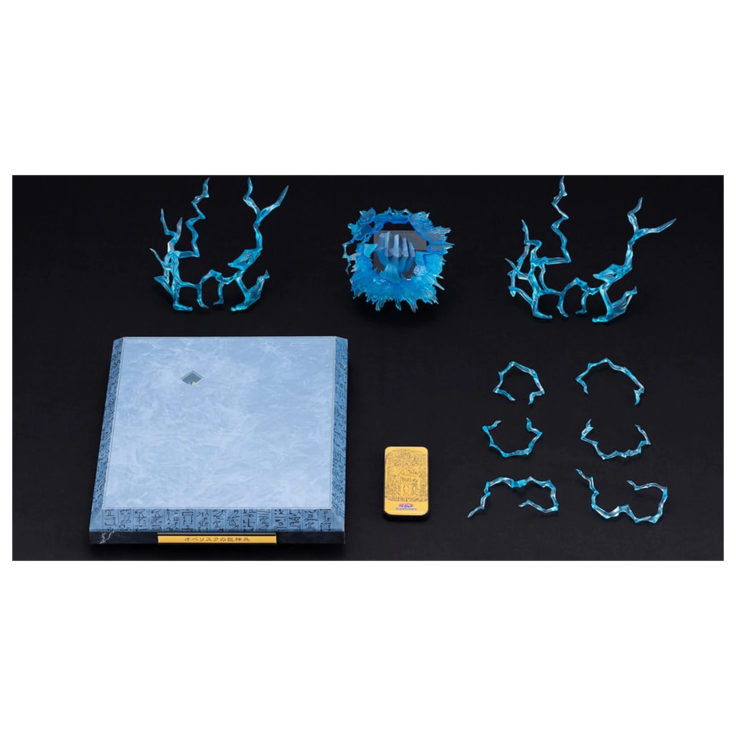 Yu-Gi-Oh! PVC Statue Zubehör Obelisk the Tormentor Egyptian God Erweiterungs-Teile Set Produktfoto
