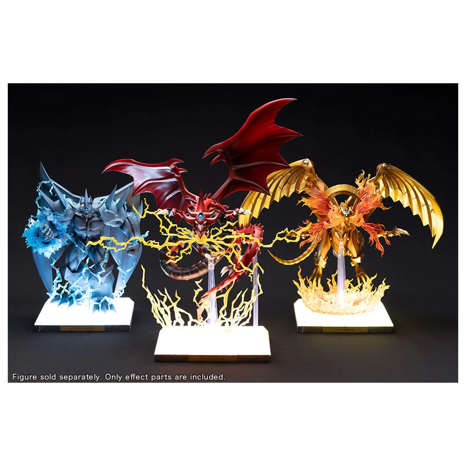 Yu-Gi-Oh! PVC Statue Zubehör Slifer the Sky Dragon Egyptian God Erweiterungs-Teile Set Produktfoto