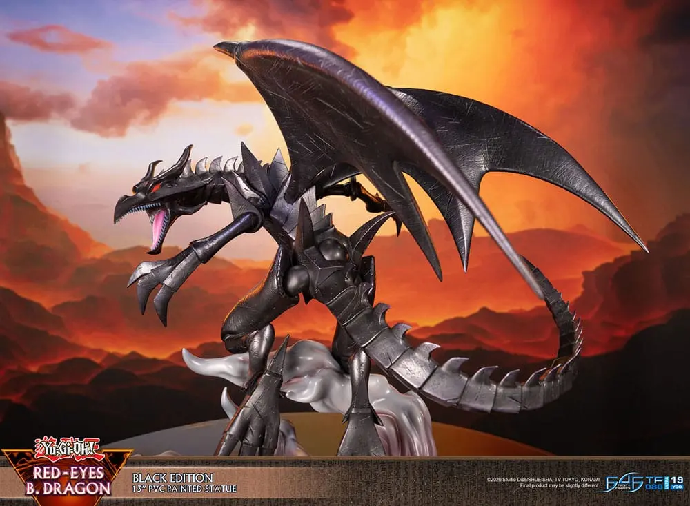 Yu-Gi-Oh! PVC Statue Red-Eyes B. Dragon Black Colour 33 cm termékfotó