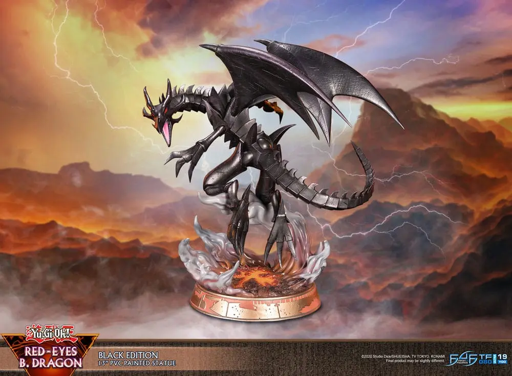 Yu-Gi-Oh! PVC Statue Red-Eyes B. Dragon Black Colour 33 cm termékfotó