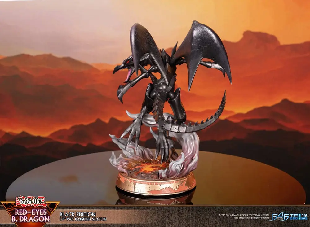 Yu-Gi-Oh! PVC Statue Red-Eyes B. Dragon Black Colour 33 cm termékfotó