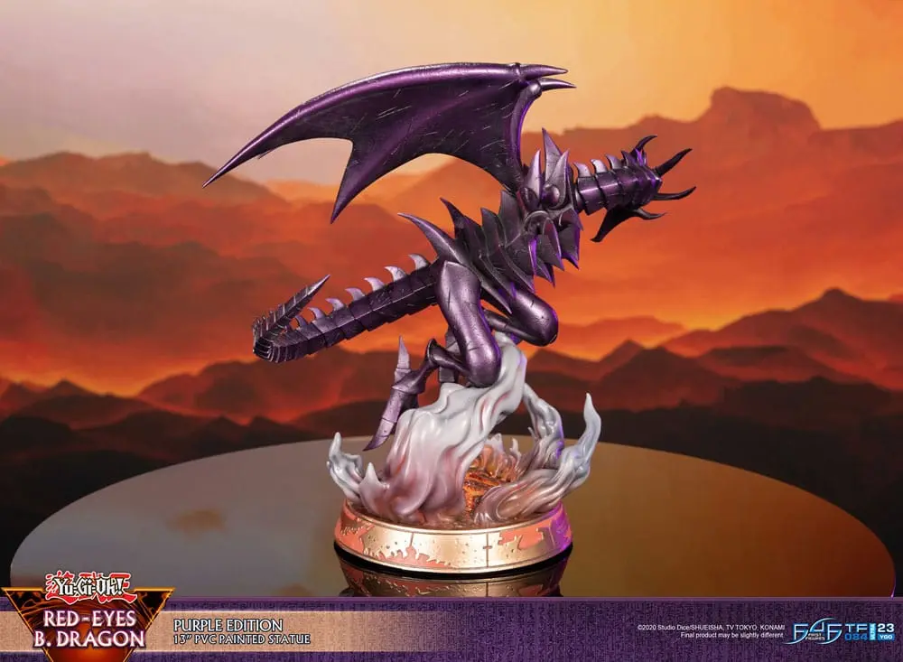 Yu-Gi-Oh! PVC Statue Red-Eyes B. Dragon Purple Colour 33 cm termékfotó