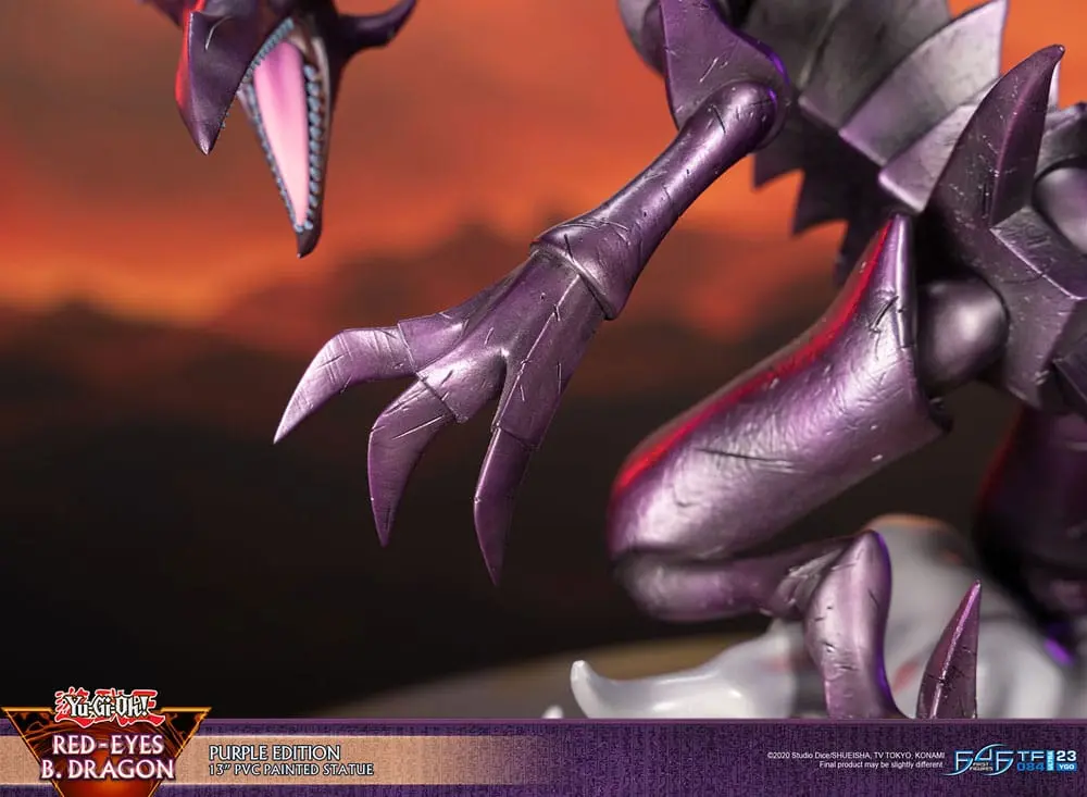 Yu-Gi-Oh! PVC Statue Red-Eyes B. Dragon Purple Colour 33 cm termékfotó