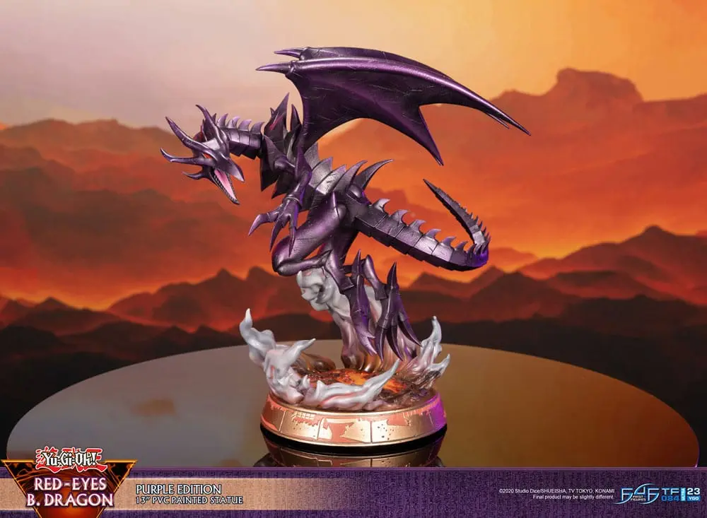 Yu-Gi-Oh! PVC Statue Red-Eyes B. Dragon Purple Colour 33 cm termékfotó