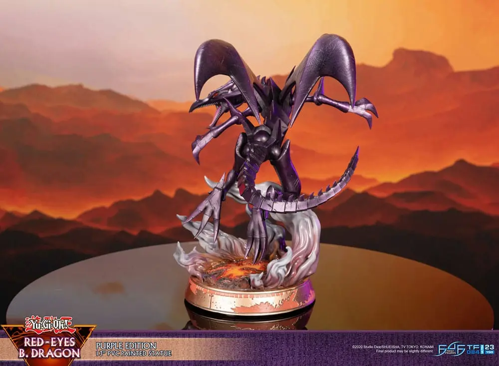 Yu-Gi-Oh! PVC Statue Red-Eyes B. Dragon Purple Colour 33 cm termékfotó